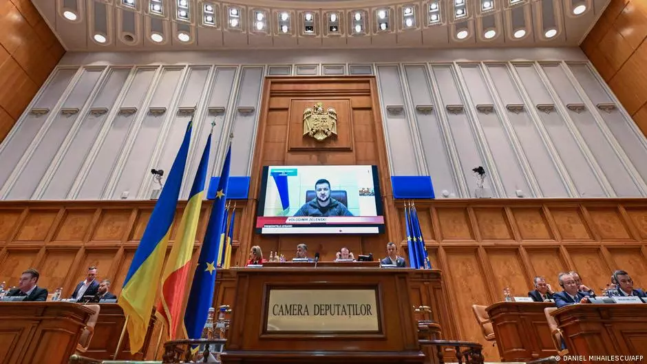 zelenski discurs parlamentul romaniei
