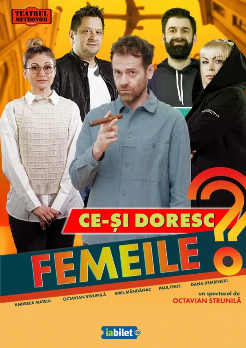Spectacolul „Ce-și doresc femeile?” la Casa de Cultură a Studenților, 17 februarie